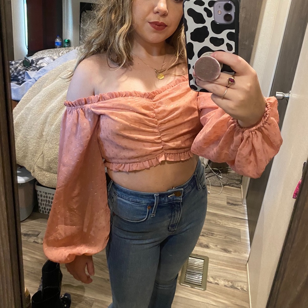 Ruffle Crop Top